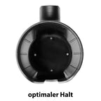 Nærbilde av anti-skli overflate på koppholder universal til barnevogn og sportsvogn, svart - ABC Design