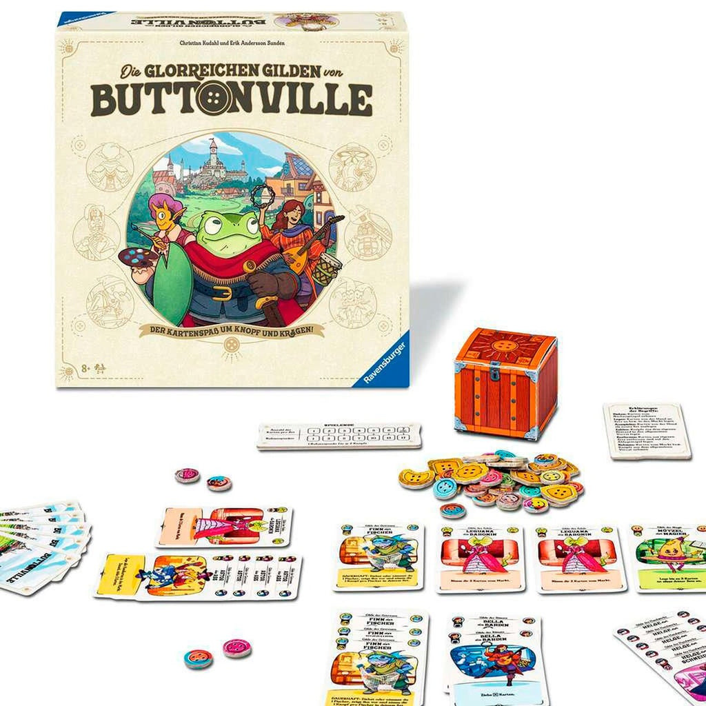Montert spill Kortspill Die glorreichen Gilden von Buttonville 2-4 spillere