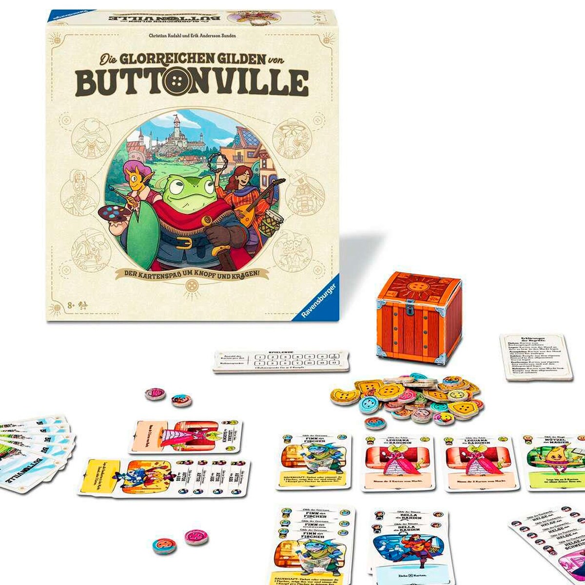 Montert spill Kortspill Die glorreichen Gilden von Buttonville 2-4 spillere