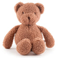 Kosebamse bjørn Mika bouclé polyester forfra