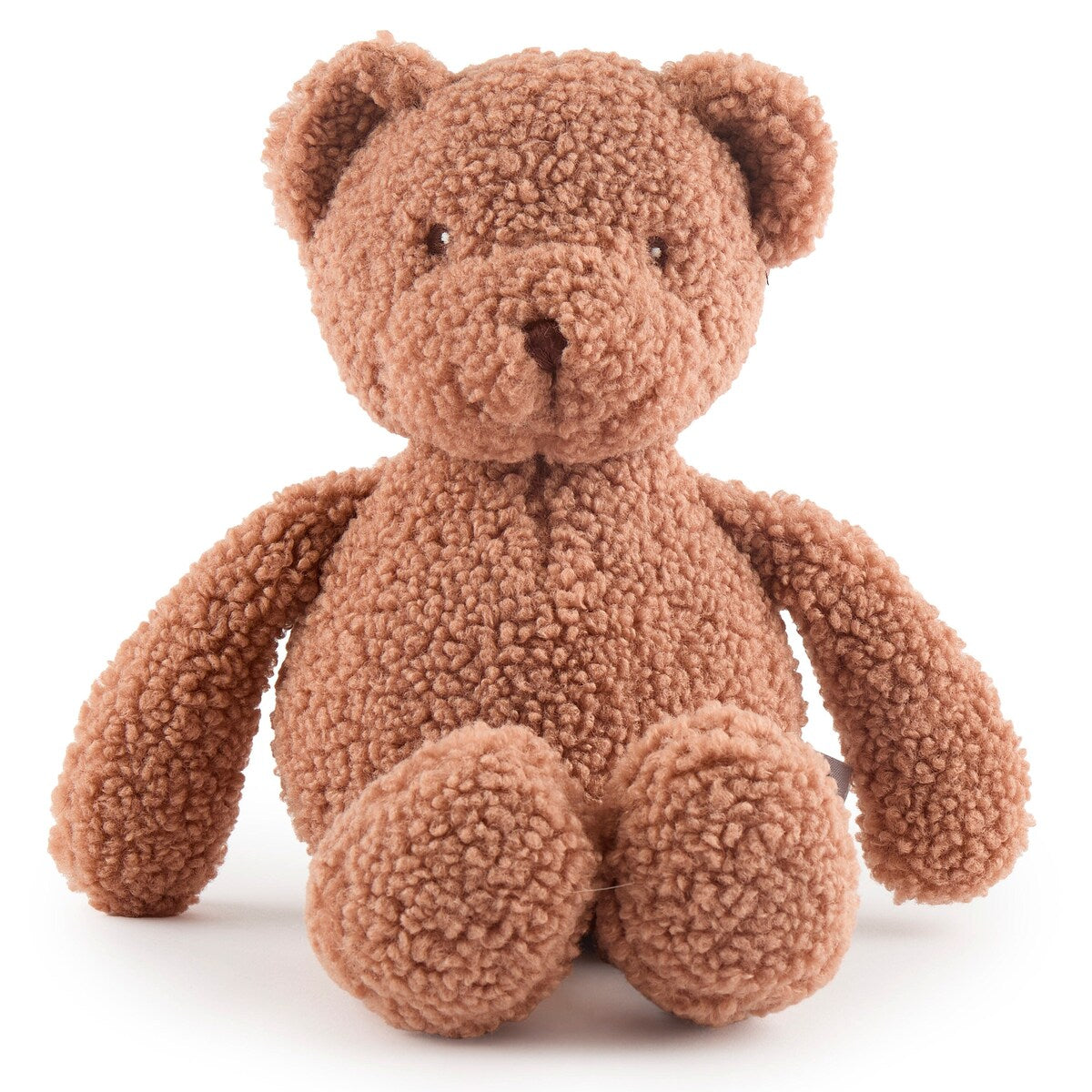 Kosebamse bjørn Mika bouclé polyester detalj av stoff