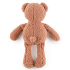 Kosebamse bjørn Mika bouclé polyester kos med baby
