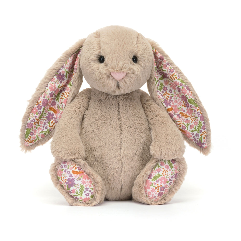 Kosebamse kanin Blossom Beige Bunny Petal forfra