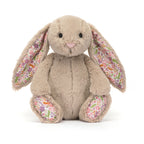 Kosebamse kanin Blossom Beige Bunny Petal forfra