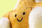 Kosebamse kanin med gullstjerne Jellycat i helfigur