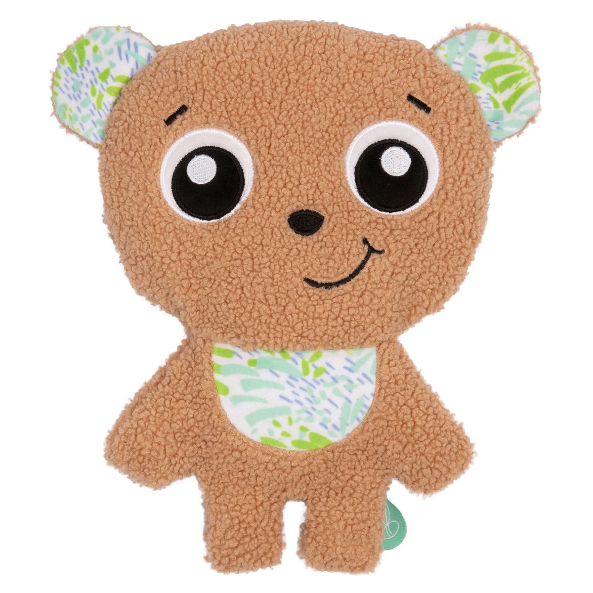 Kosebamse i mykt plysj med lysende elementer - Playgro forfra