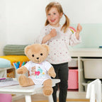 Kosebamse med sang og 5 melodier fra 12 mnd detalj av lydmodul