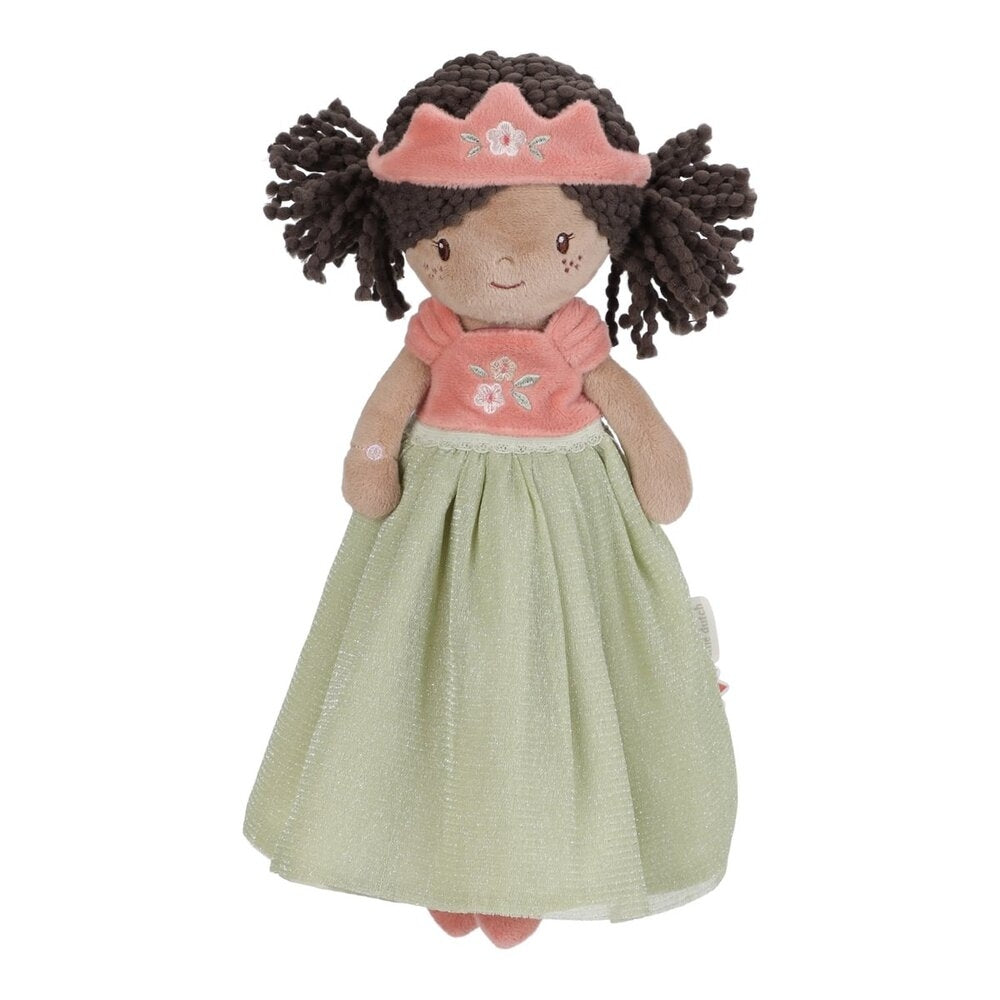 Kosedukke prinsesse Evi 35 cm polyester detalj av kjole