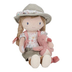 Detalj av Kosedukke Ranger Rosa Safari Friends polyester - Little Dutch med flamingo