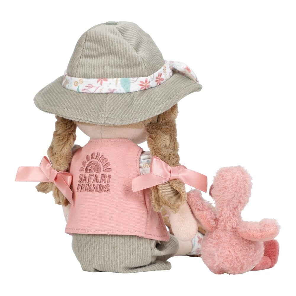 Kosedukke Ranger Rosa Safari Friends polyester - Little Dutch montert og klar til lek