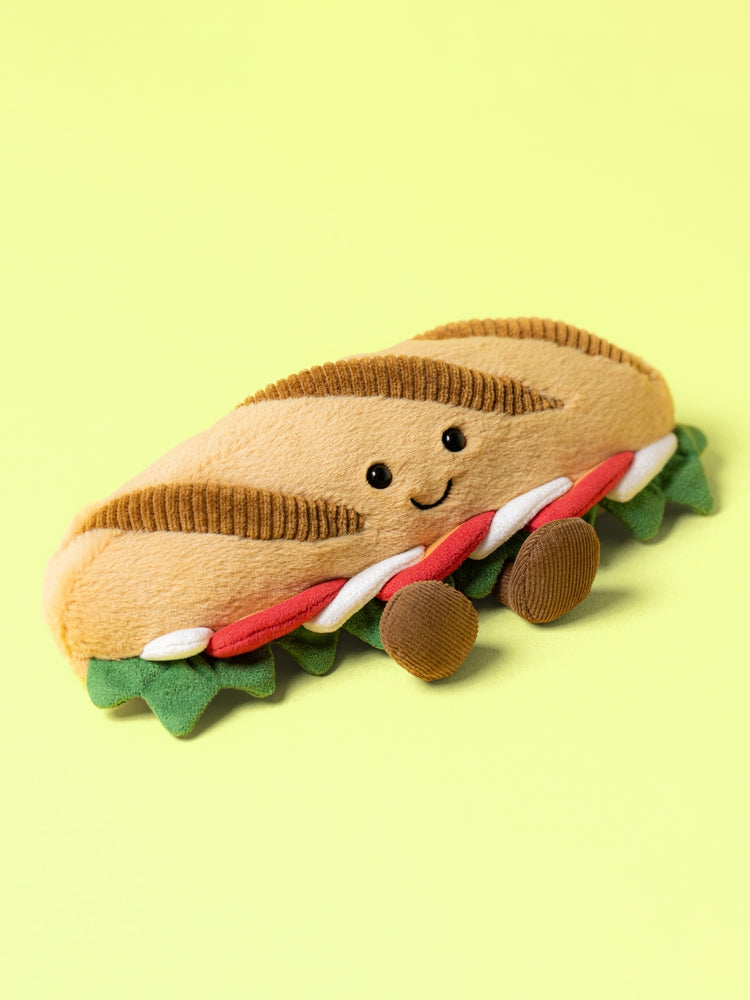 Kosedyr Amuseables Caprese Baguette 10 cm forfra