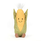 Kosedyr Amuseables Sweetcorn maiskolbe 27 cm forfra