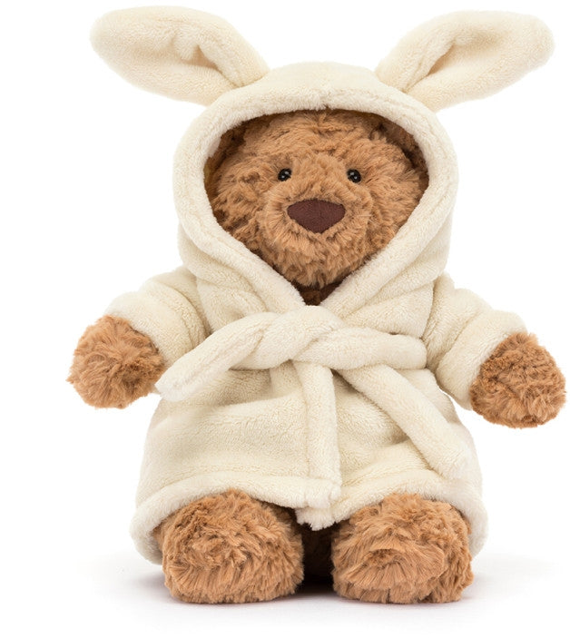 Kosedyr Bartholomew Bear badekåpe 26 cm forfra