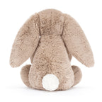 Nærbilde av ansiktet på Kosedyr Bashful Beige Bunny Birthday