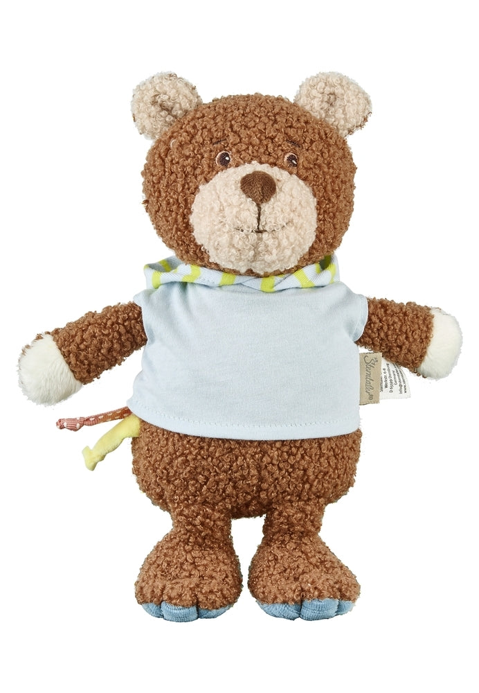 Kosedyr bjørn Bob M brun 26 cm polyester forfra