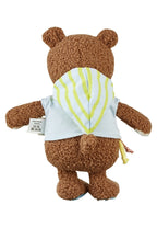 Kosedyr bjørn Bob M brun 26 cm polyester nærbilde