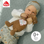 Kosedyr bjørn Hello little One curly-plysj - Fehn bakside