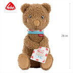 Kosedyr bjørn Hello little One curly-plysj - Fehn montert og klar til bruk
