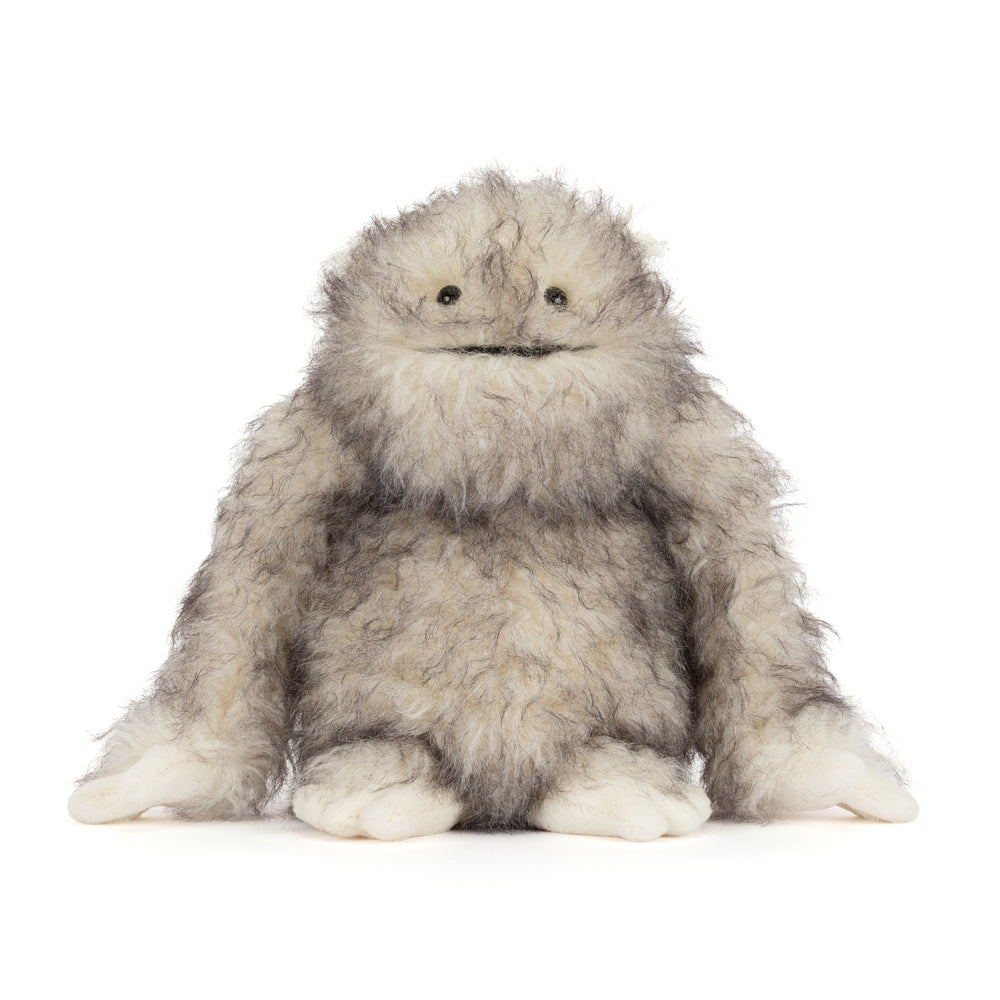 Kosedyr Bretti Yeti snømann Jellycat forfra