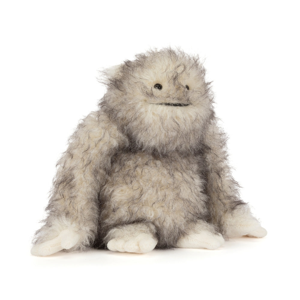 Kosedyr Bretti Yeti snømann Jellycat bakside