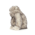 Kosedyr Bretti Yeti snømann Jellycat montert og klar