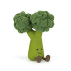 Kosedyr brokkoli Amuseables Broccoli 24 cm sett bakfra