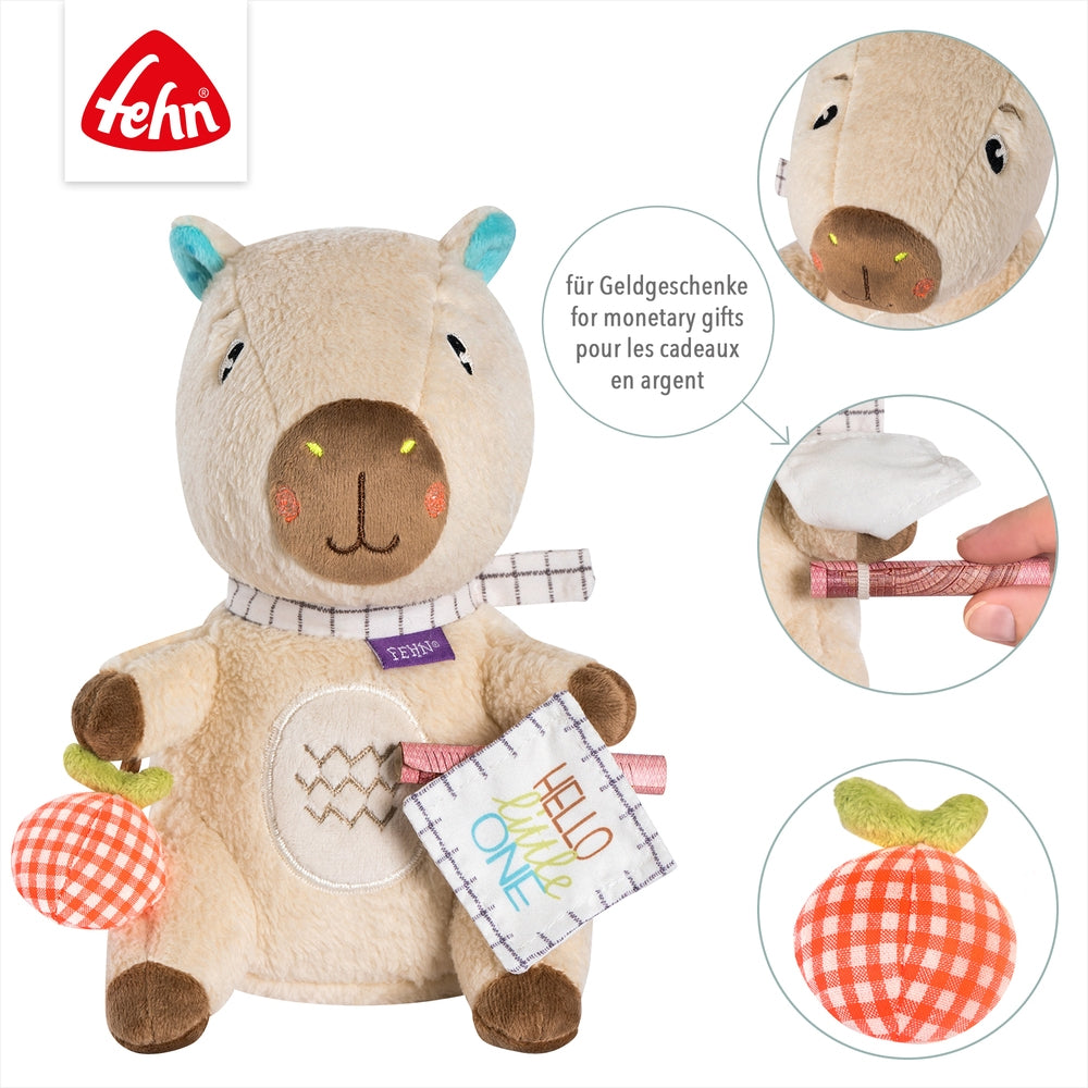 Kosedyr Capybara Clara Hello little One - Fehn montert