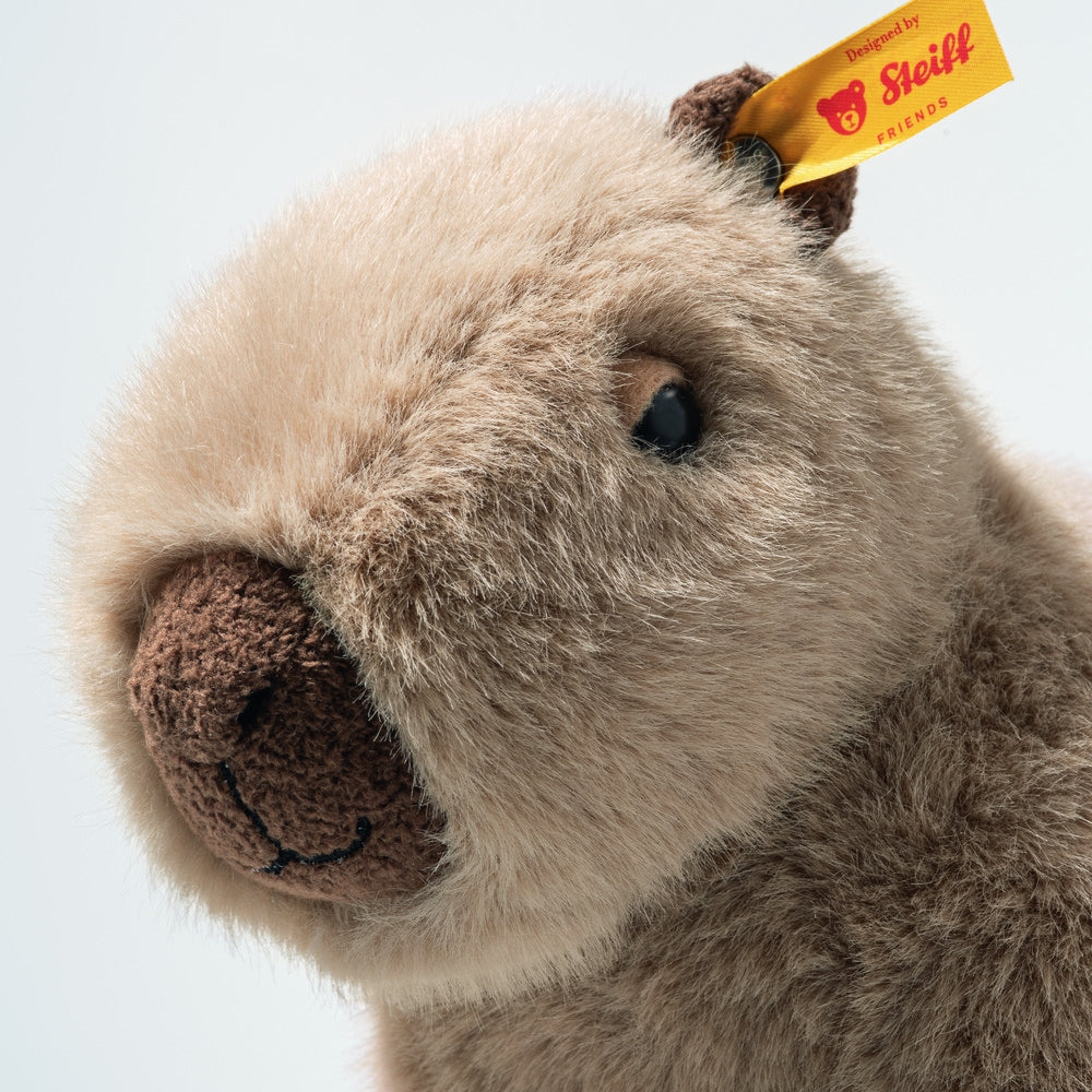 Detalj av Kosedyr Chip Capybara 23 cm brun Steiff
