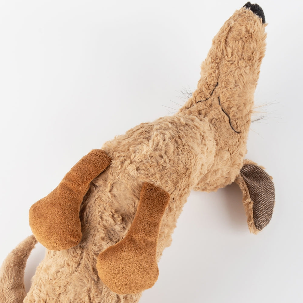 Kosedyr dachs Sausage Schorschi BeastsTown med etikett