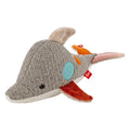 Kosedyr delfin Patchwork Sweety i plysj forfra