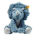 Kosedyr Dixi Triceratops 28 cm plysj forfra
