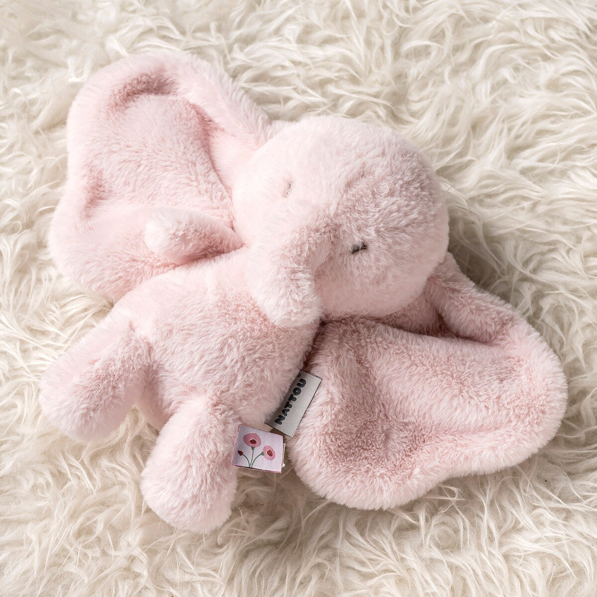 Kosedyr elefant FanFan 28 cm, fra fødsel - Nattou