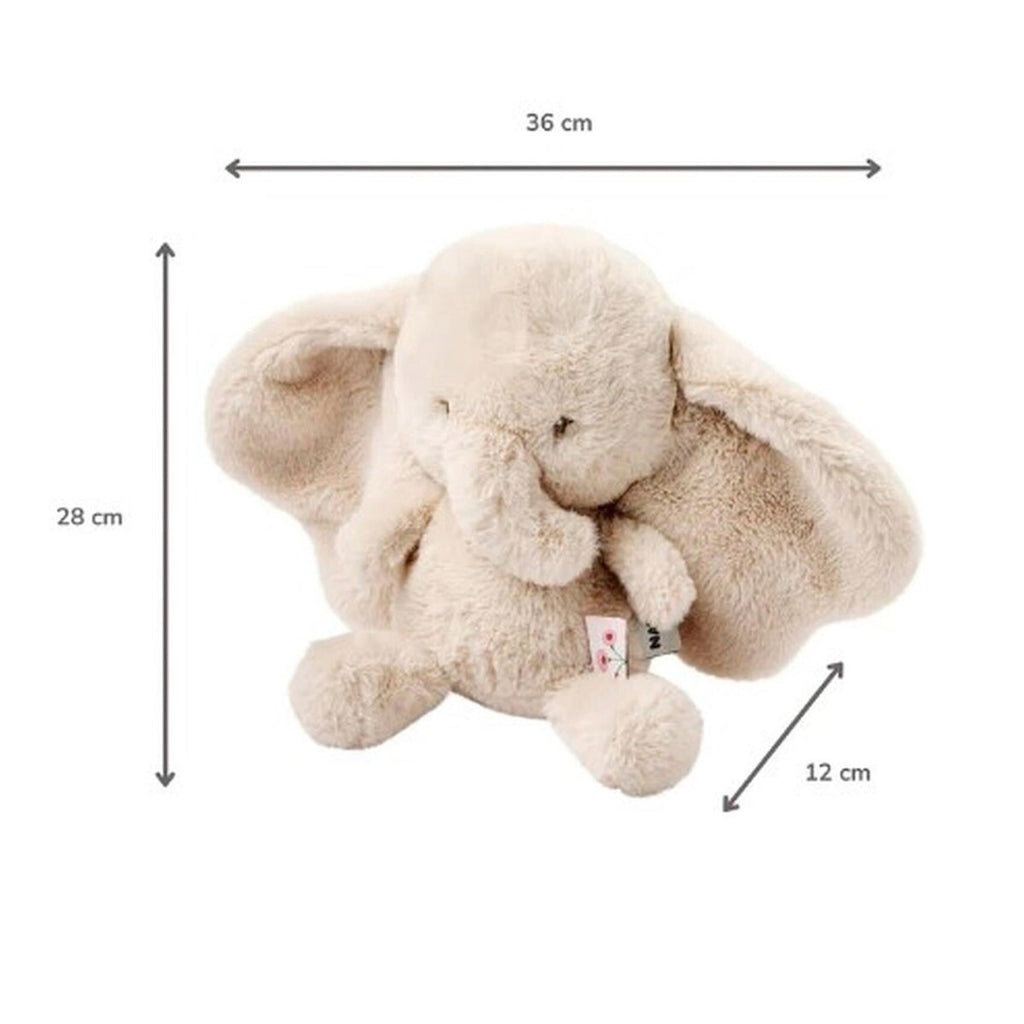 Kosedyr elefant FanFan 28 cm bakside