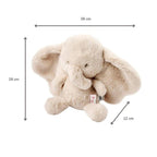 Kosedyr elefant FanFan 28 cm bakside