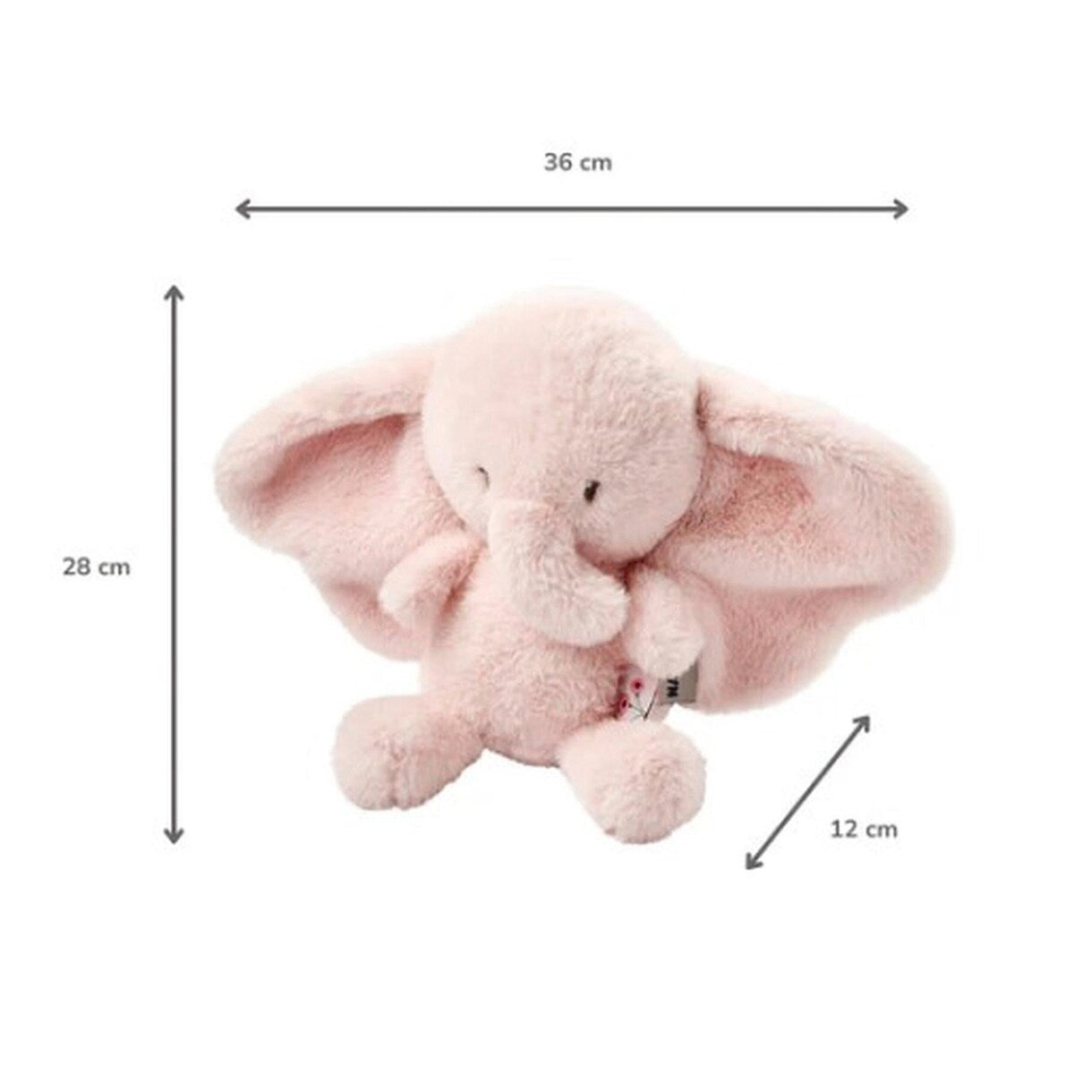 Kosedyr elefant FanFan 28 cm, fra fødsel - Nattou