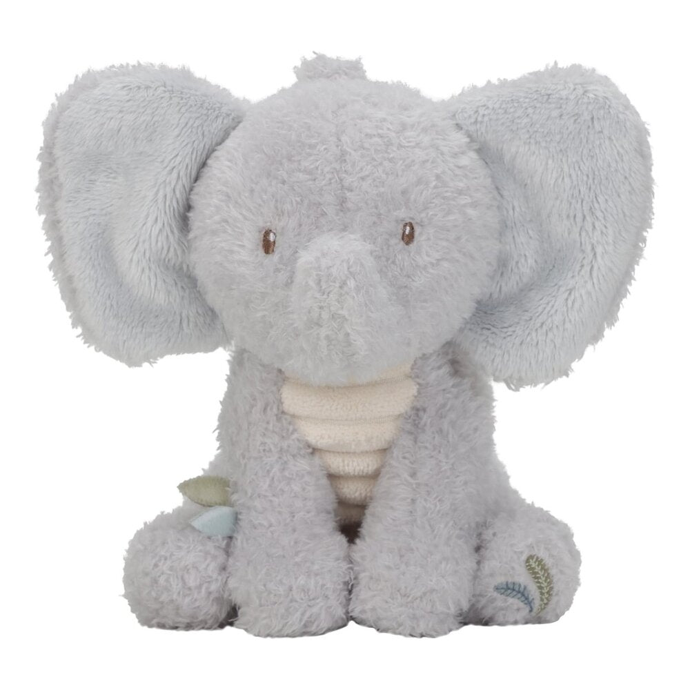 Kosedyr elefant Safari Friends polyester grå forfra