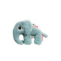 Kosedyr Elphee elefant 21 x 18 cm blå front