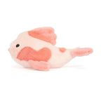Kosedyr Fancy Carp karpe 20 cm polyester Jellycat bakside