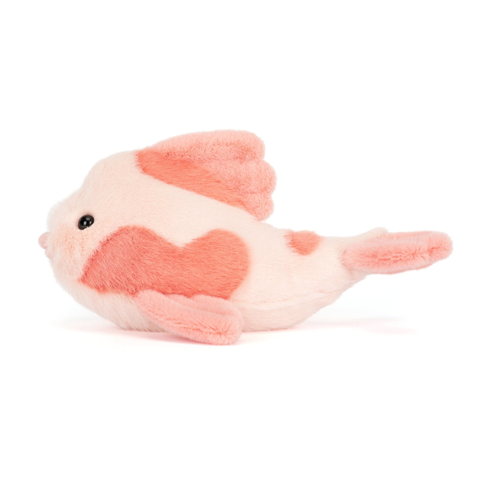 Kosedyr Fancy Carp karpe 20 cm polyester Jellycat bakside