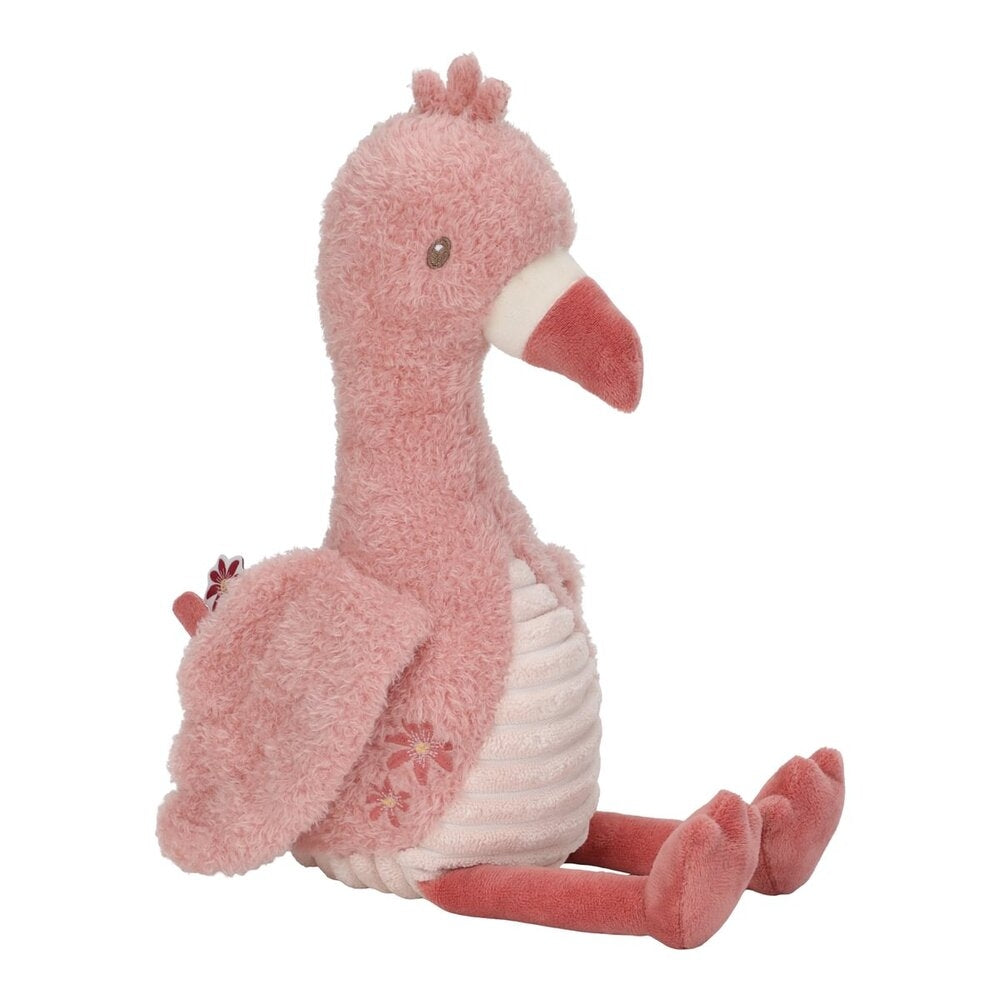 Kosedyr flamingo Safari Friends polyester rosa forfra