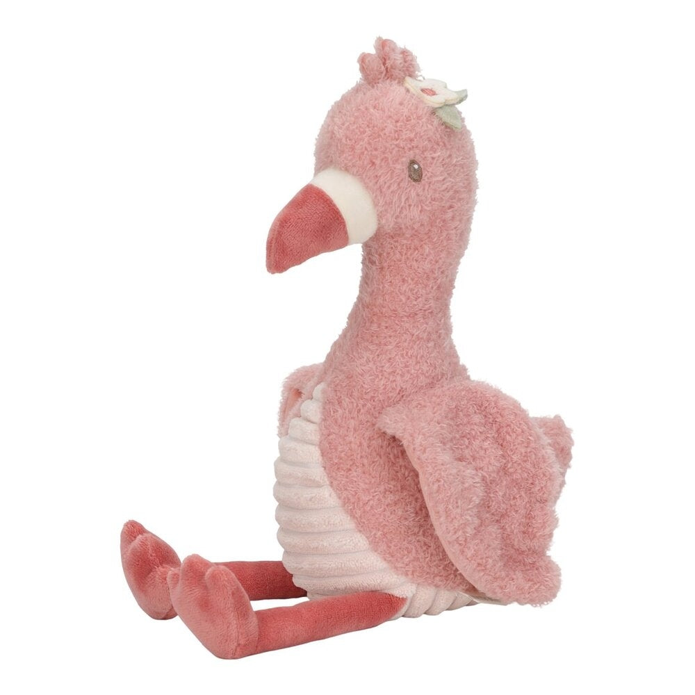Kosedyr flamingo Safari Friends polyester rosa bakside
