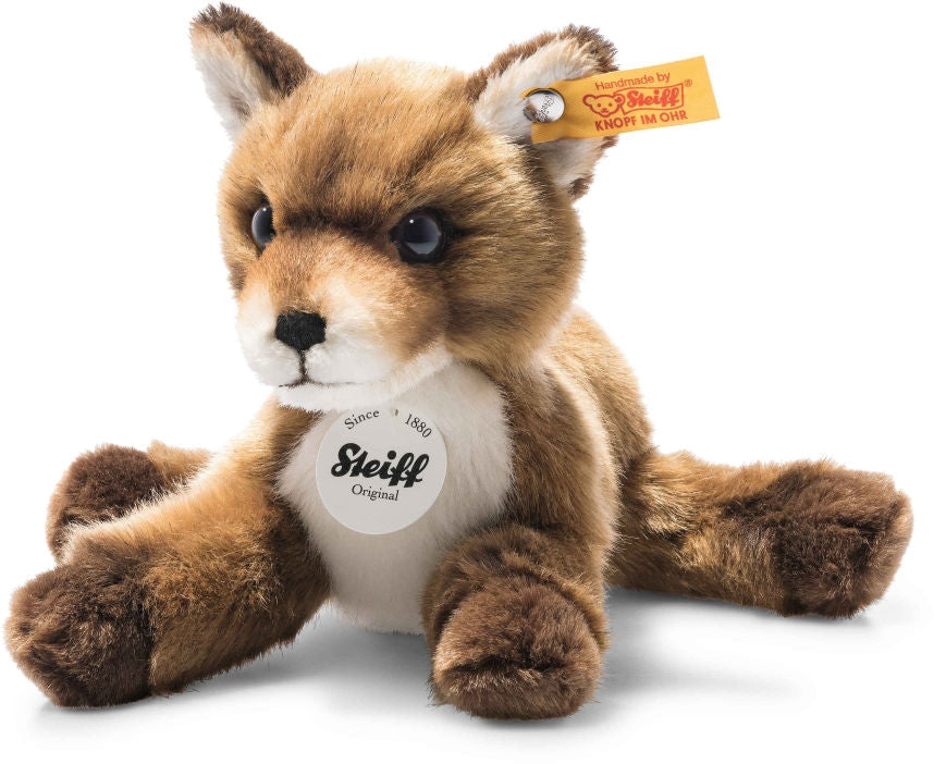 Kosedyr Foxy babyrev 19 cm brun, vaskbar 30 grader fra Steiff