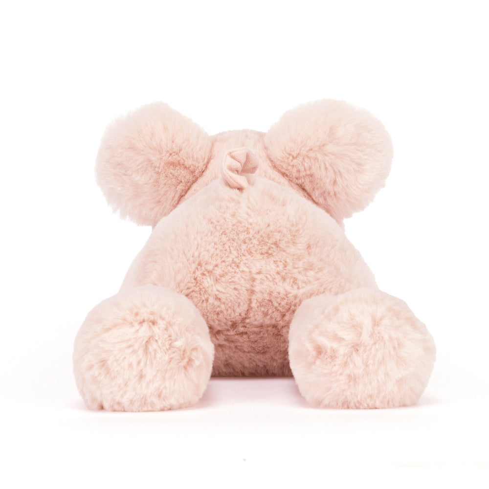 Montert kosedyr gris Smudge Pig 13 cm i bruk