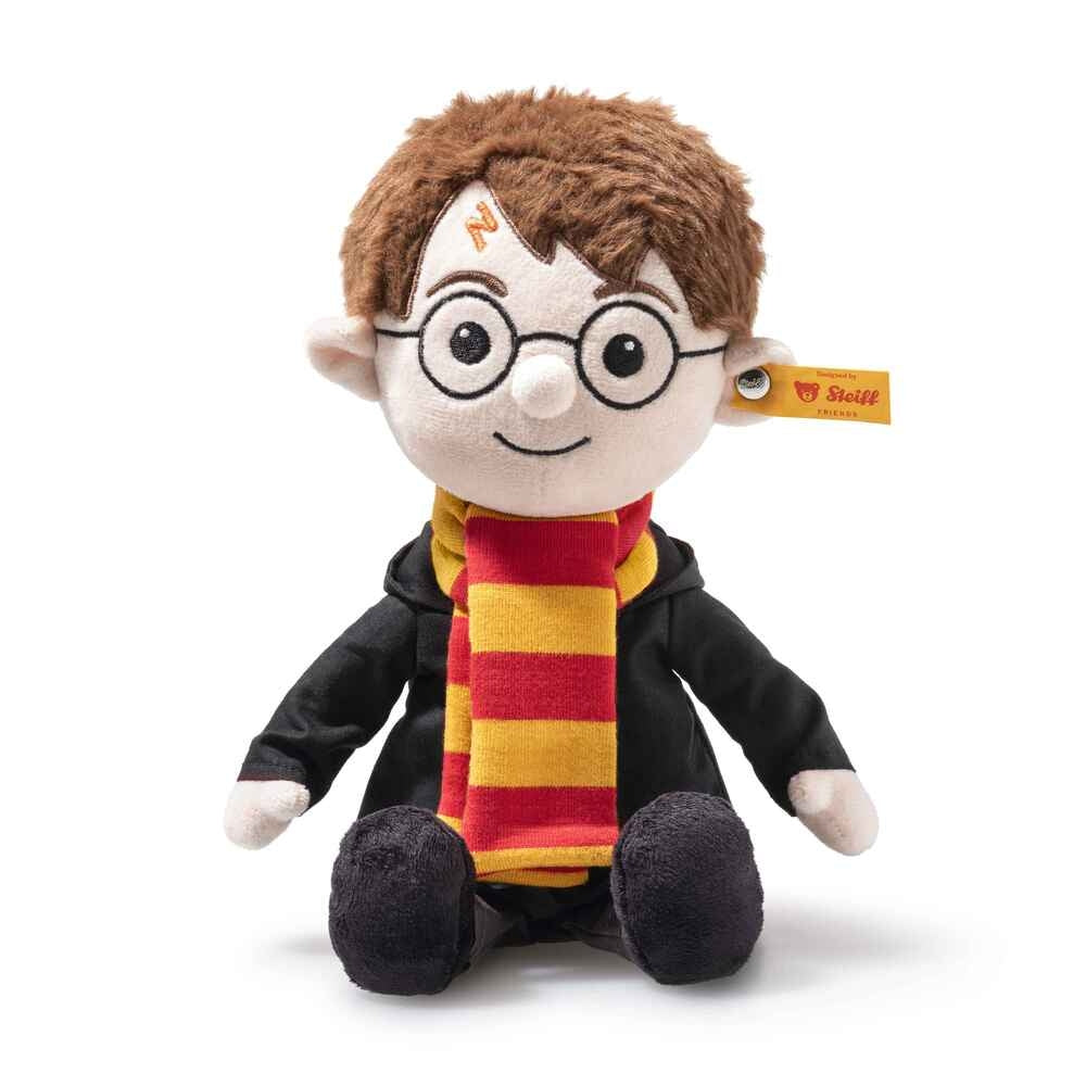 Kosedyr Harry Potter 28 cm - Steiff forfra med Gryffindor-skjerf