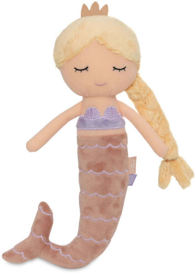 Kosedyr havfrue Mermaid Ella - Jollein forfra med blond flette