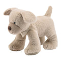 Kosedyr hund Lucky med rangle 21 cm plysj forfra