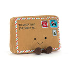 Kosedyr julebrev Amuseables Letter to Santa 15 cm bakside