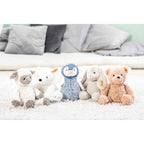 Nærbilde av kosedyr kanin Hoppie Soft Cuddly Friends 18 cm