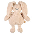 Kosedyr kanin Lapidou i teddystoff sand forfra