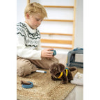 Kosedyr kjæledyrsett hund 15 deler fra small foot detalj av leker